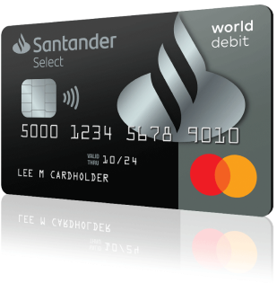 Santander Select debit card