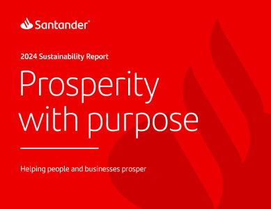 Santander 2023Environmental Socal and Governance (ESG) report cover