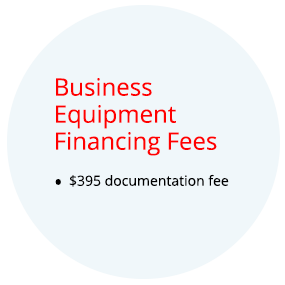 Business Equipment Financing Fees