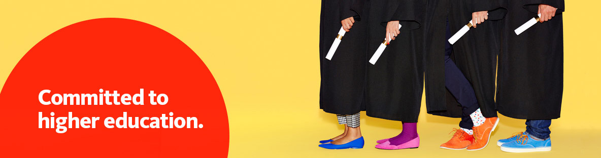 Committed to higher education.