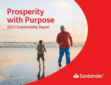 Santander 2021 Environmental Socal and Governance (ESG) report cover