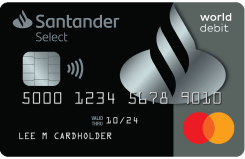 A Santander Checking Mastercard