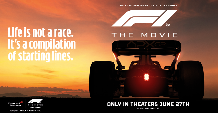 F1 movie advertisment