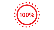 100% in circle