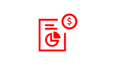 Graph Report with Dollar Sign