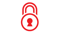 limit fraud lock box icon