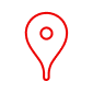 Red location pin icon